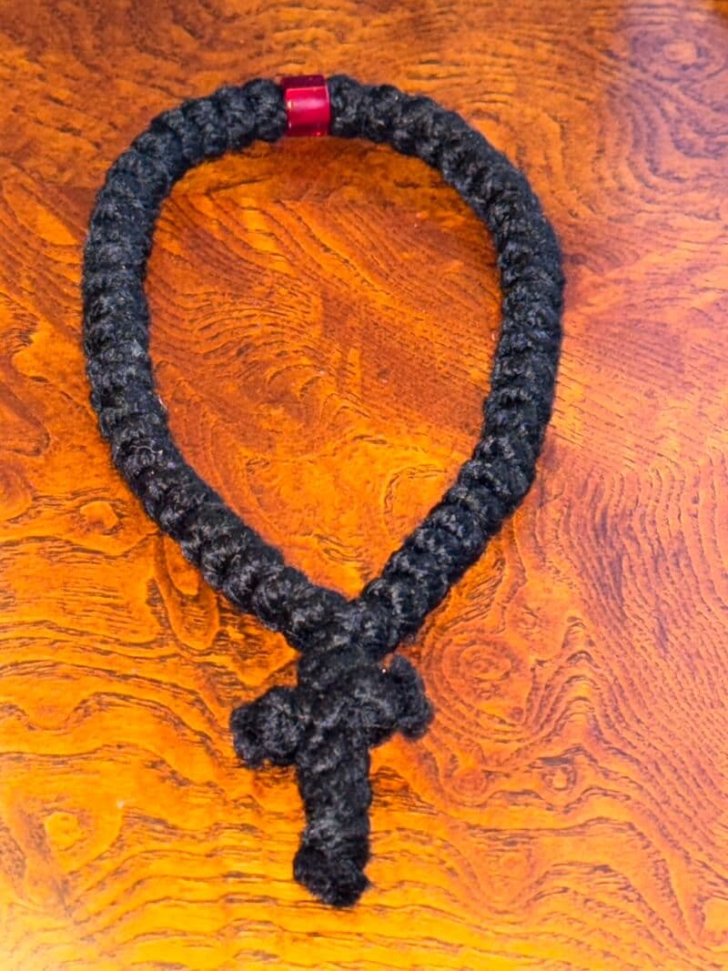 50-Knot Mount Athos Wool Prayer Rope