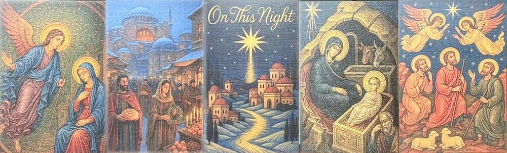 Mixed Christmas Card Set – 15 Cards with Original Artwork