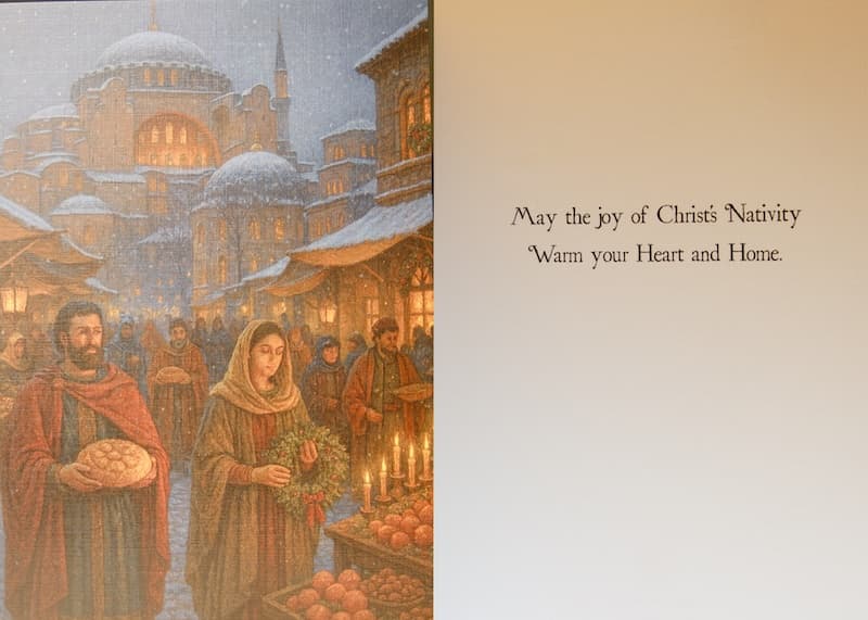 Christmas Market Christmas Cards - Set of 15