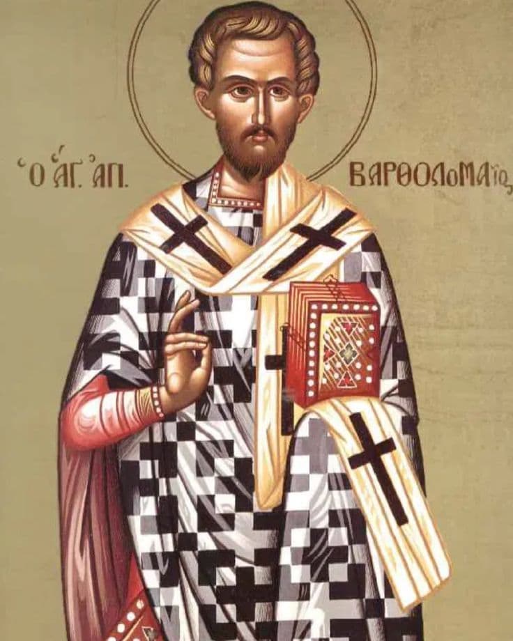 Icon of Saint Apostle Bartholomew (also called Nathanael) of the Twelve