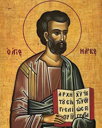 Icon of Saint Apostle and Evangelist Mark