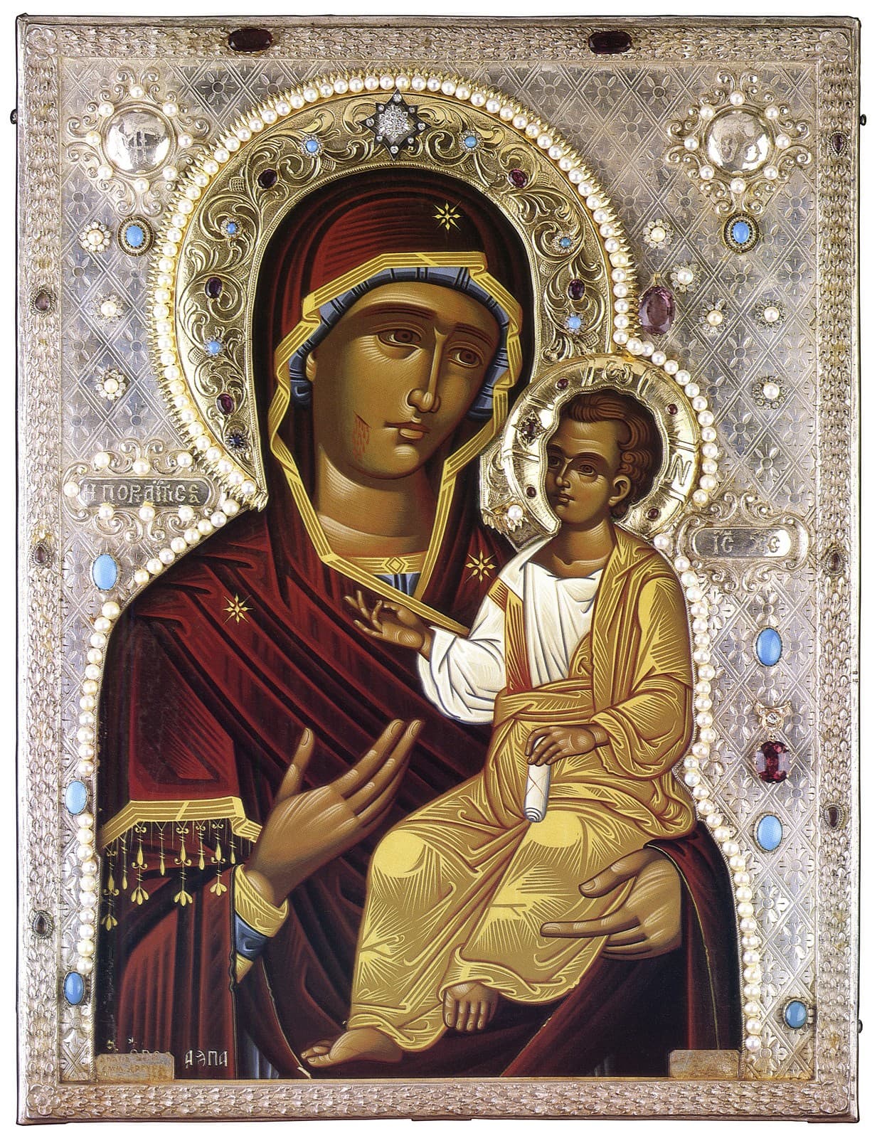 Icon of Saint Appearance of the Iveron Icon of the Theotokos on Mount Athos
