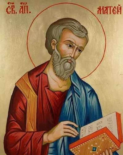 Icon of Saint Matthew the Apostle and Evangelist